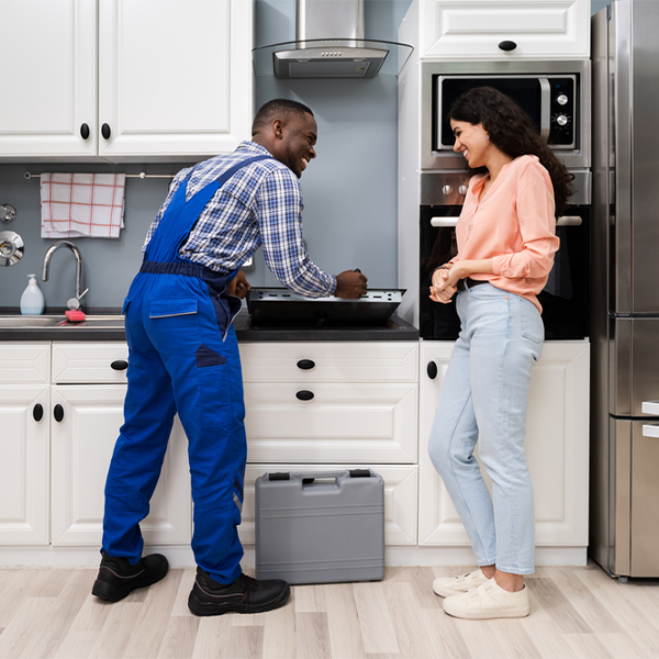 what kind of warranty do you offer on your cooktop repair services in Georgetown